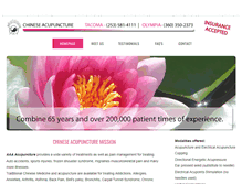 Tablet Screenshot of olympiachineseacupuncture.com